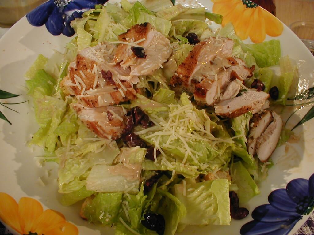 Caesar Pheasant Salad