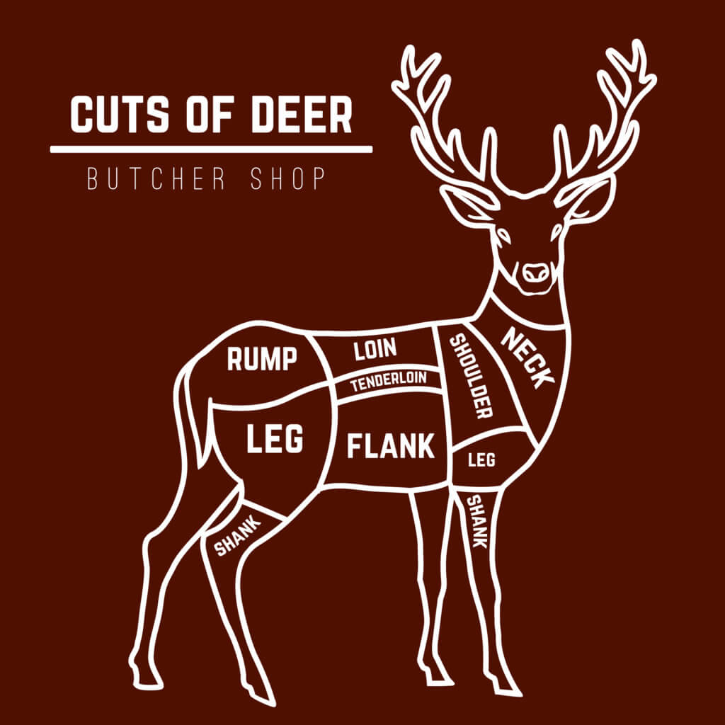 cuts of venison deer